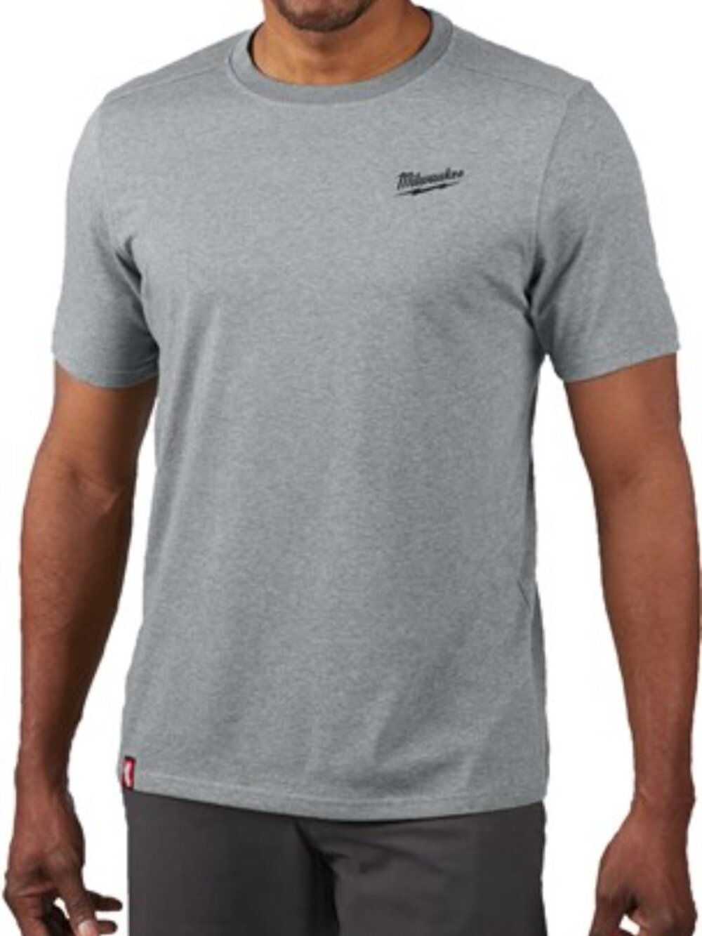Milwaukee Men's Gray Freeflix Heather Short Sleeve Work T-Shirt Size L